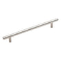 Amerock - Bar Pulls 7-9/16 in (192 mm) Center-to-Center Sterling Nickel Cabinet Pull - Sterling Nickel