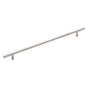 Amerock - Bar Pulls 12-5/8 in (320 mm) Center-to-Center Sterling Nickel Cabinet Pull - Sterling Nickel