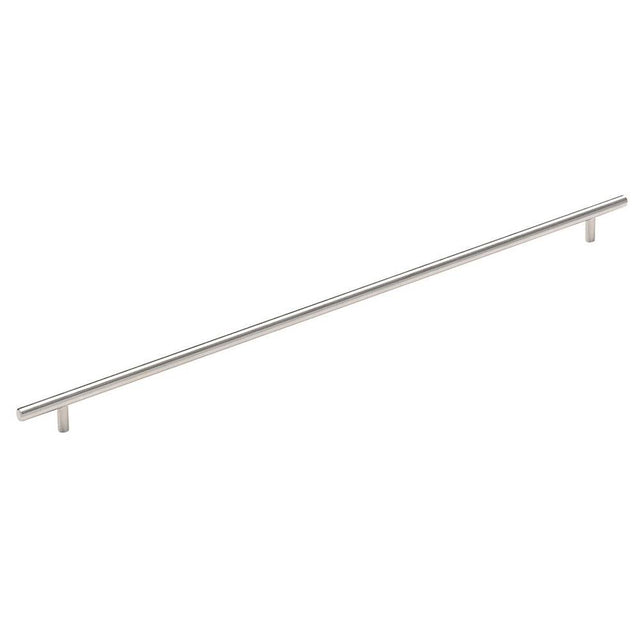 Amerock - Bar Pulls 21-7/16 in (544 mm) Center-to-Center Sterling Nickel Cabinet Pull - Sterling Nickel