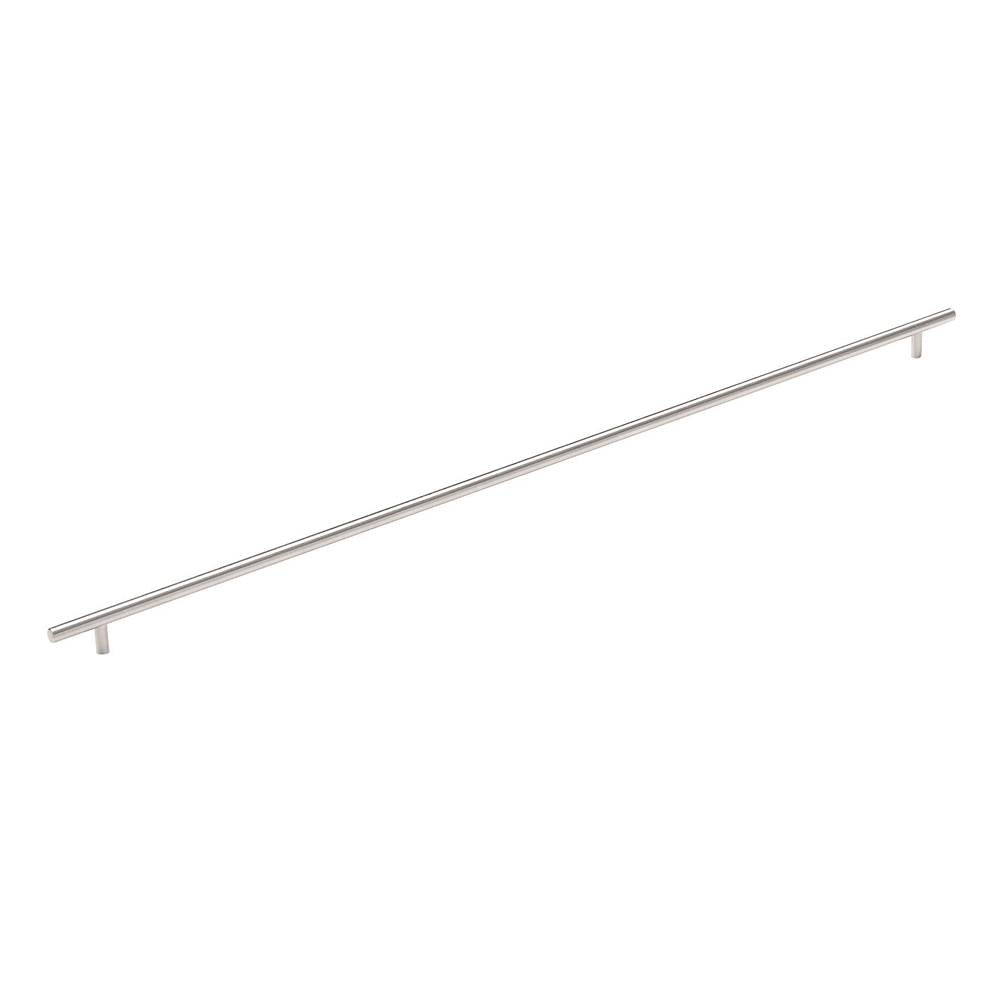 Amerock - Bar Pulls 30-1/4 in (768 mm) Center-to-Center Sterling Nickel Cabinet Pull - Sterling Nickel