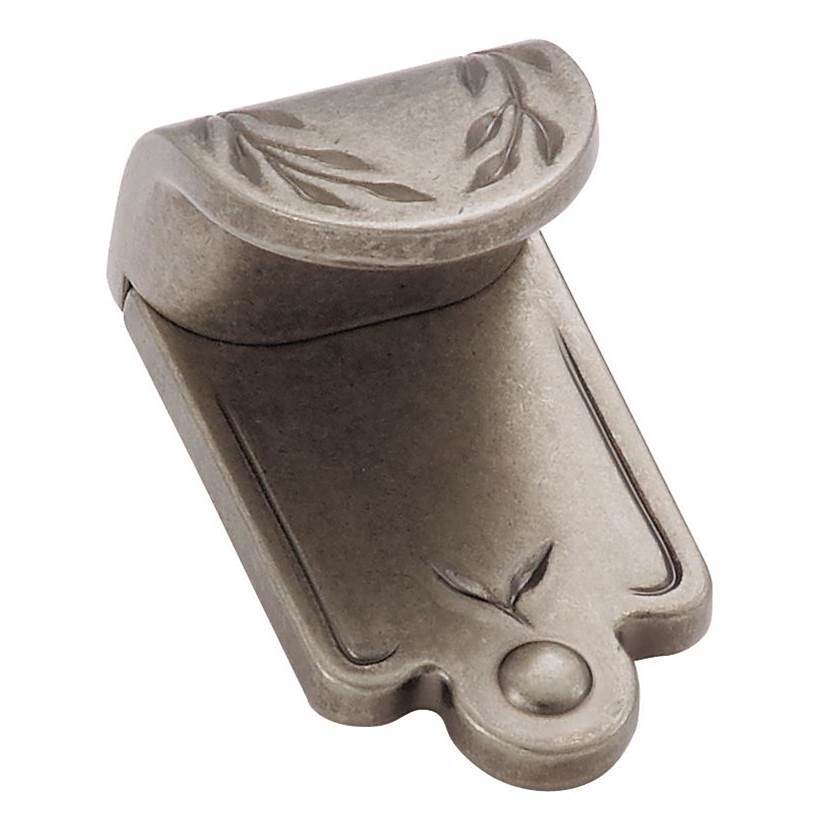 Amerock - Nature''s Splendor 1-7/8 in (48 mm) Length Weathered Nickel Cabinet Finger Pull - Weathered Nickel