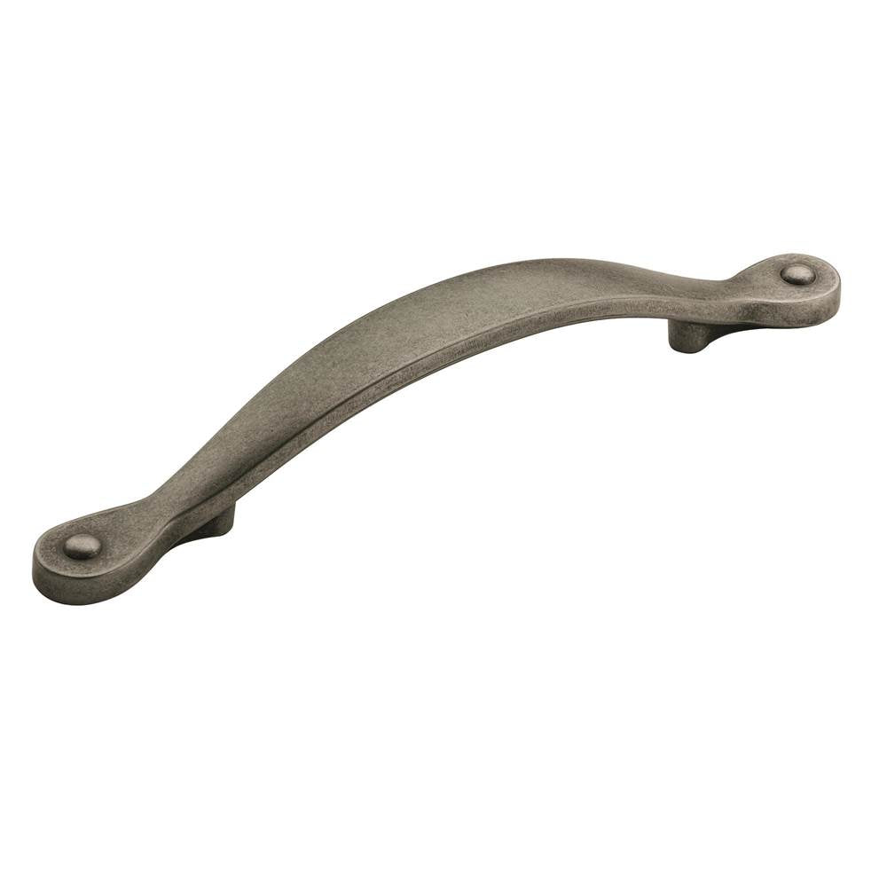 Amerock - Inspirations 3-3/4 in (96 mm) Center-to-Center Weathered Nickel Cabinet Pull - Weathered Nickel