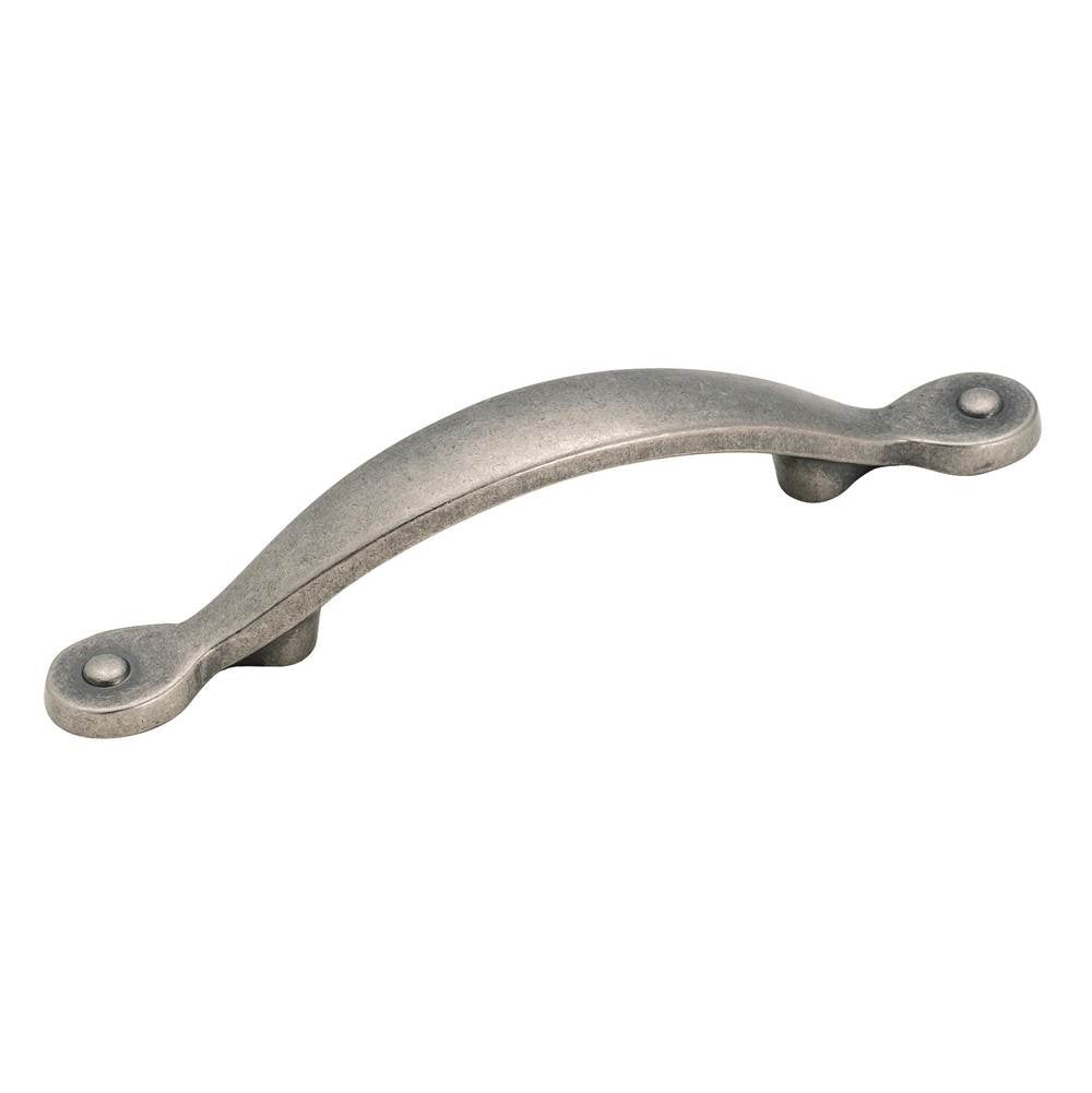 Amerock - Inspirations 3 in (76 mm) Center-to-Center Weathered Nickel Cabinet Pull - Weathered Nickel