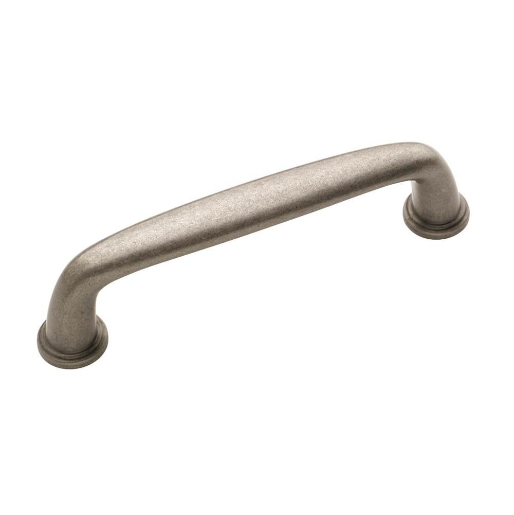 Amerock - Kane 3-3/4 in (96 mm) Center-to-Center Weathered Nickel Cabinet Pull - Weathered Nickel