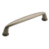 Amerock - Kane 5-1/16 in (128 mm) Center-to-Center Weathered Nickel Cabinet Pull - Weathered Nickel