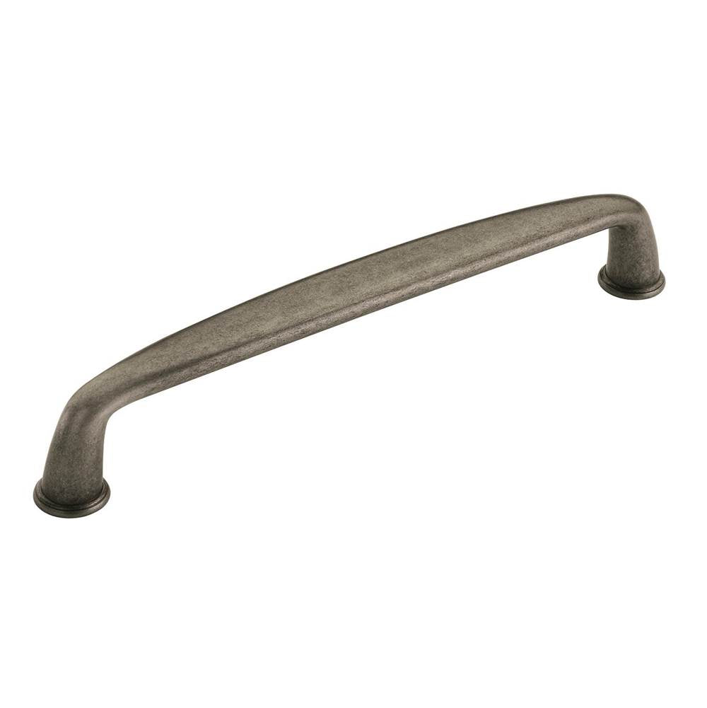 Amerock - Kane 6-5/16 in (160 mm) Center-to-Center Weathered Nickel Cabinet Pull - Weathered Nickel