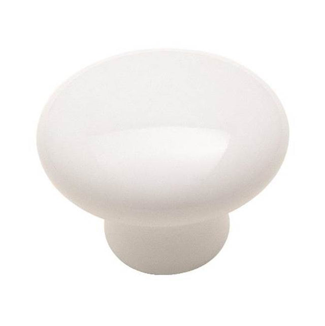 Amerock - Allison Value 1-1/4 in (32 mm) Diameter White Cabinet Knob - White