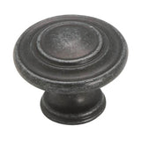 Amerock - Inspirations 1-5/16 in (33 mm) Diameter Wrought Iron Dark Cabinet Knob - Wrought Iron Dark