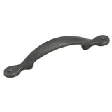Amerock - Inspirations 3 in (76 mm) Center-to-Center Wrought Iron Dark Cabinet Pull - Wrought Iron Dark