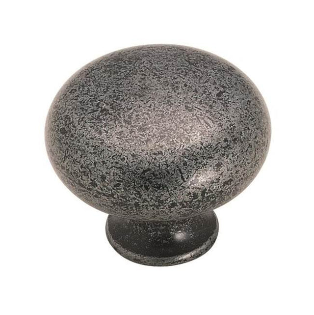 Amerock - Classics 1-5/16 in (33 mm) Diameter Wrought Iron Cabinet Knob - Wrought Iron