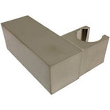 Artos - SQU Handshower Holder Adjustable Brushed Nickel - Brushed Nickel