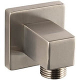 Artos - SQU Shower Outlet Elbow Brushed Nickel - Brushed Nickel