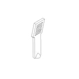 Artos - Square Handshower Chrome - Chrome
