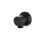 Artos - Shower Wall Outlet with Classic Escutcheon Black