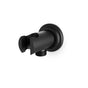 Artos - Shower Wall Outlet and Holder with Classic Escutcheon Black