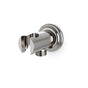 Artos - Shower Wall Outlet and Holder with Classic Escutcheon Brushed Nickel