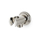 Artos - Shower Wall Outlet and Holder with Classic Escutcheon Polished Nickel