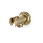 Artos - Shower Wall Outlet and Holder with Classic Escutcheon Satin Brass