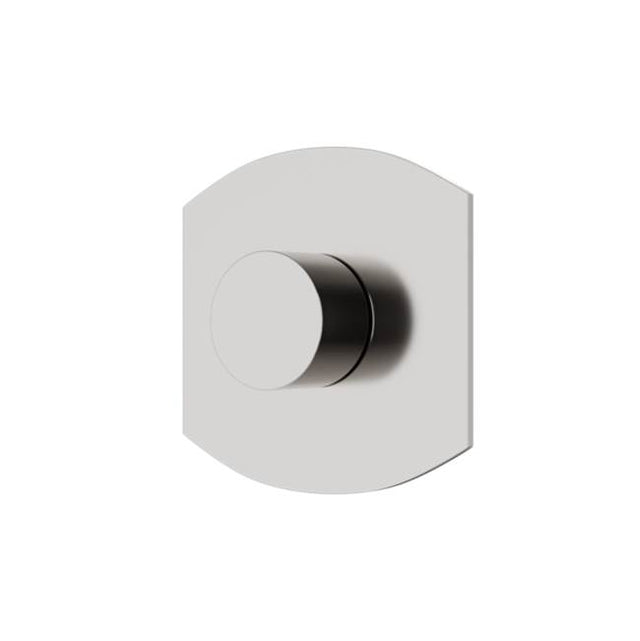 Artos - Transitional Progressive Pressure Balance Mixer Trim Kit with Round Handle Brushed Nickel