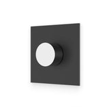 Artos - Square & Round Progressive Pressure Balance Mixer Trim Kit Chrome/Matte Black - Chrome With Black