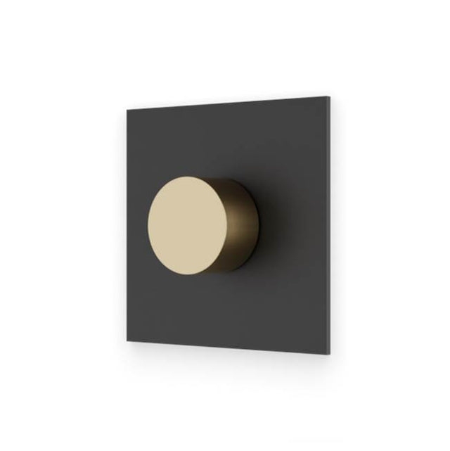 Artos - Square & Round Progressive Pressure Balance Mixer Trim Kit Satin Brass/Matte Black