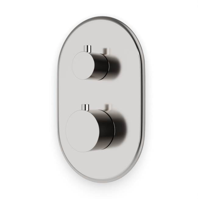Artos - Classic Thermostat with 3-Way Diverter & Off Position Trim Kit Brushed Nickel