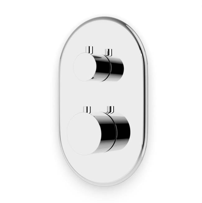 Artos - Classic Thermostat with 3-Way Diverter & Off Position Trim Kit Chrome
