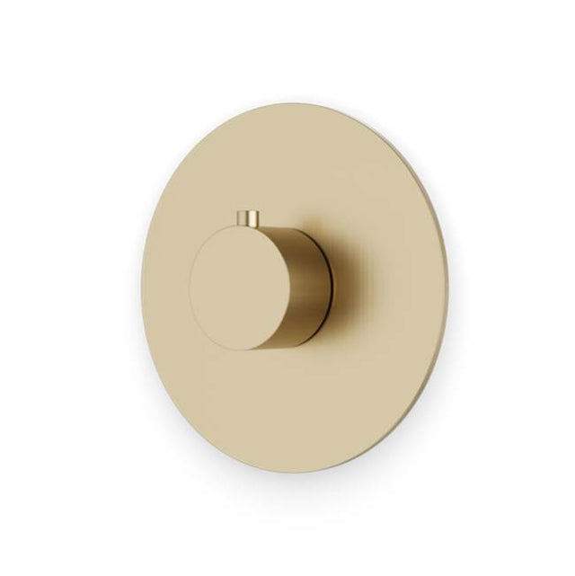 Artos - Round Thermostat Trim Kit Satin Brass