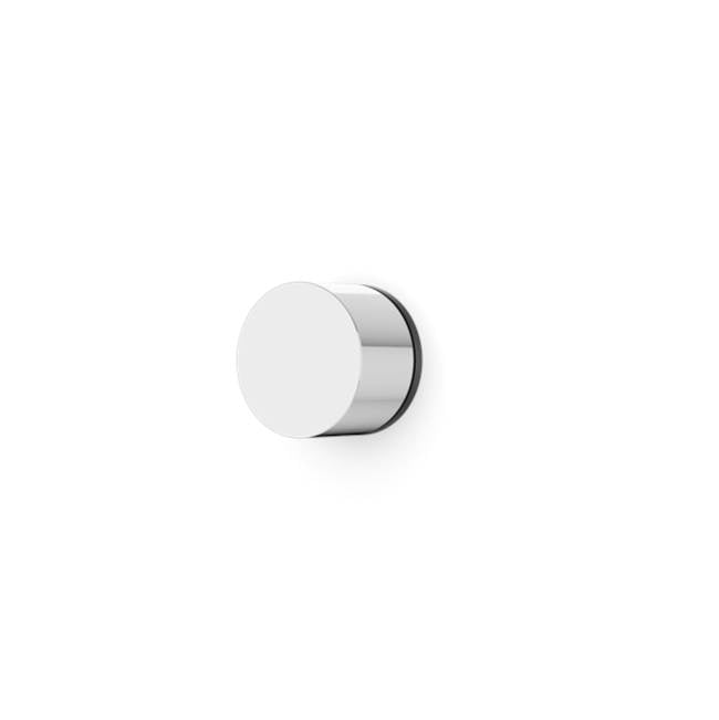 Artos - Round Volume Control Trim Kit with Equal Plate Chrome/Matte Black - Chrome With Black