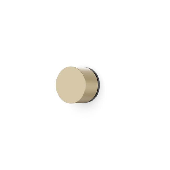 Artos - Round Volume Control Trim Kit with Equal Plate Satin Brass/Matte Black