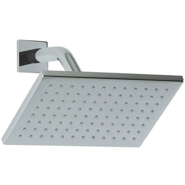 Artos - R+S 8'' Shower Rainhead Wall Mount, Black - Black