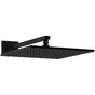 Artos - 12'' Shower Rainhead Wall Mount, Matte Black - Black