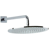Artos - R+S 12'' Shower Rainhead Wall Mount, Black - Black