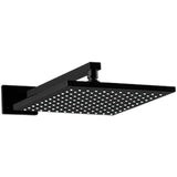 Artos - 10'' Shower Rainhead Wall Mount SQU Black - Black