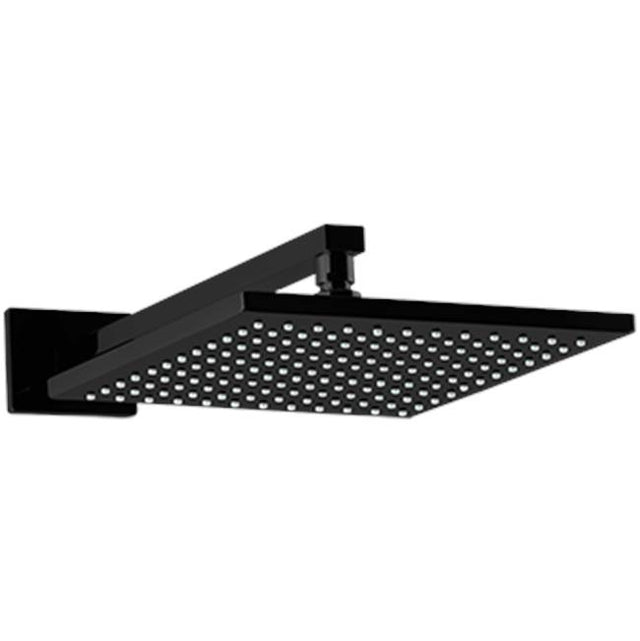 Artos - 10'' Shower Rainhead Wall Mount SQU Black - Black
