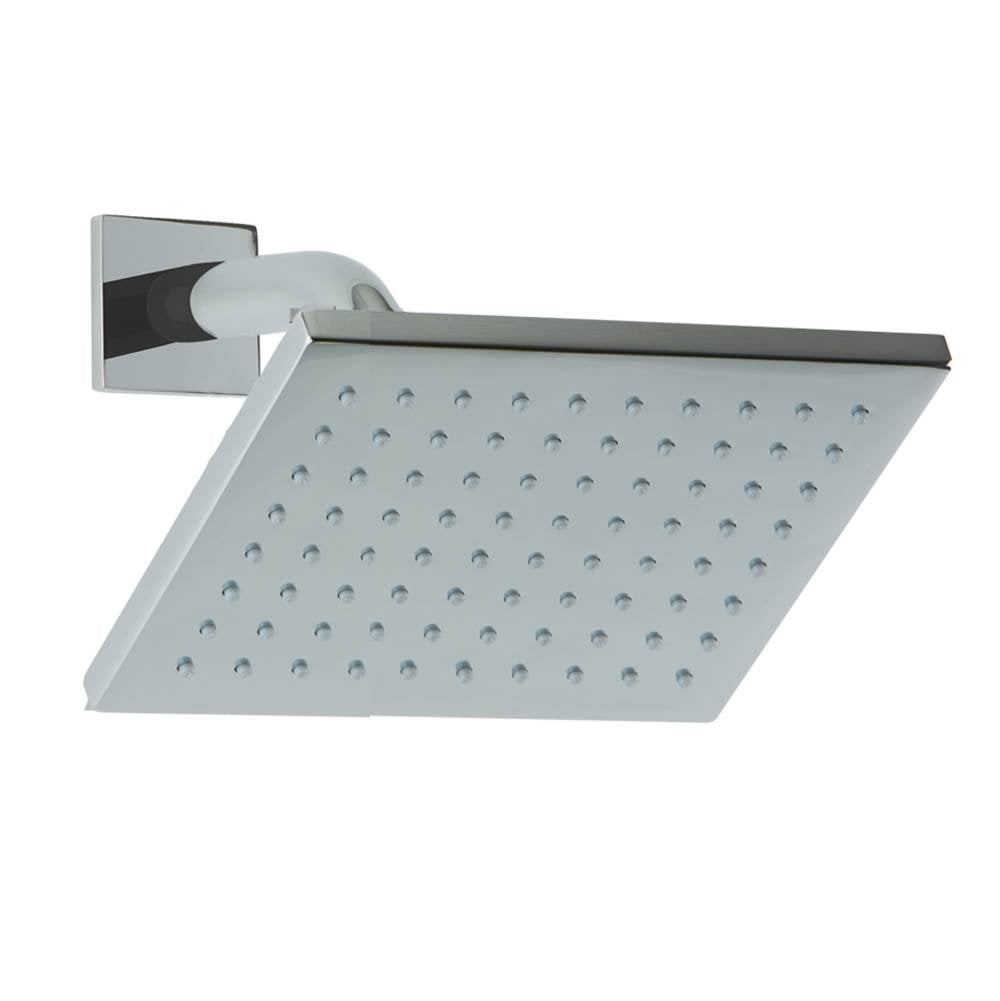 Artos - 6'' Shower Rainhead Wall Mount, Angled Arm, R+S, Chrome - Chrome