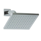 Artos - 6'' Shower Rainhead Wall Mount, Angled Arm, R+S, Chrome - Chrome