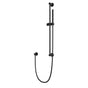 Artos - Round Slidebar Kit with Separate Water Outlet and Hand Shower Matte Black