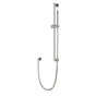 Artos - Round Slidebar Kit with Separate Water Outlet and Hand Shower Brushed Nickel