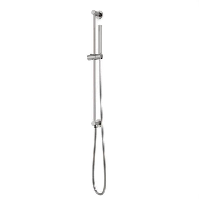 Artos - Round Slidebar Kit with Integrated Water Outlet and Hand Shower Brushed Nickel