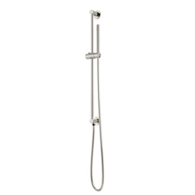 Artos - Round Slidebar Kit with Integrated Water Outlet and Hand Shower Polished Nickel