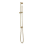 Artos - Round Slidebar Kit with Integrated Water Outlet and Hand Shower Satin Brass