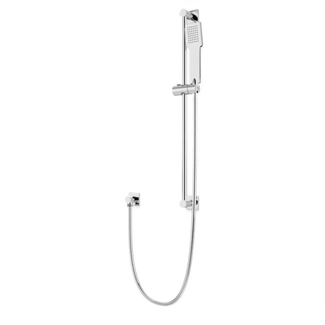 Artos - Square Slidebar Kit with Separate Water Outlet and Hand Shower Chrome
