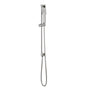 Artos - Square Slidebar Kit with Integrated Water Outlet and Hand Shower Brushed Nickel