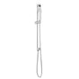 Artos - Square Slidebar Kit with Integrated Water Outlet and Hand Shower Chrome