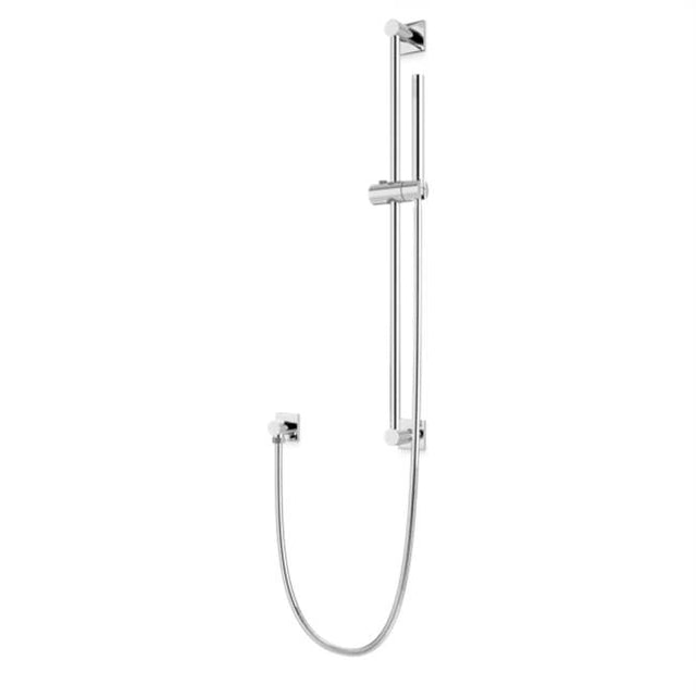 Artos - Square Slidebar Kit with Separate Water Outlet and Microphone Hand Shower Chrome