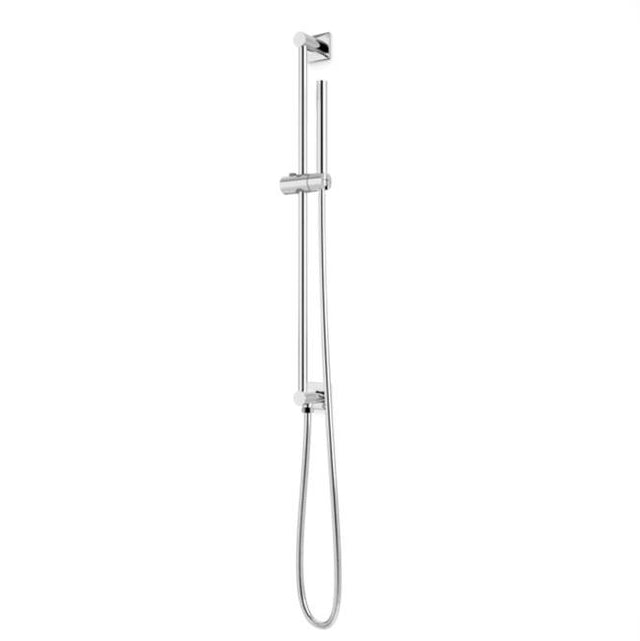 Artos - Square Slidebar Kit with Integrated Water Outlet and Microphone Hand Shower Chrome
