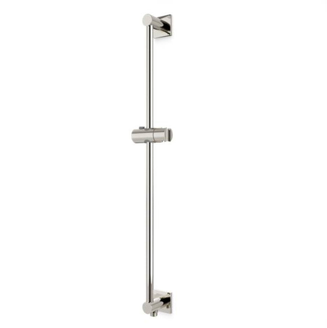 Artos - Slidebar with Integrated Water Connection Square Escutcheons Polished Nickel