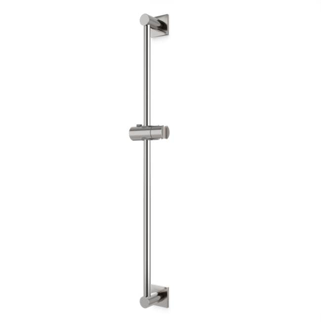 Artos - Slide Bar with Square Escutcheons Brushed Nickel