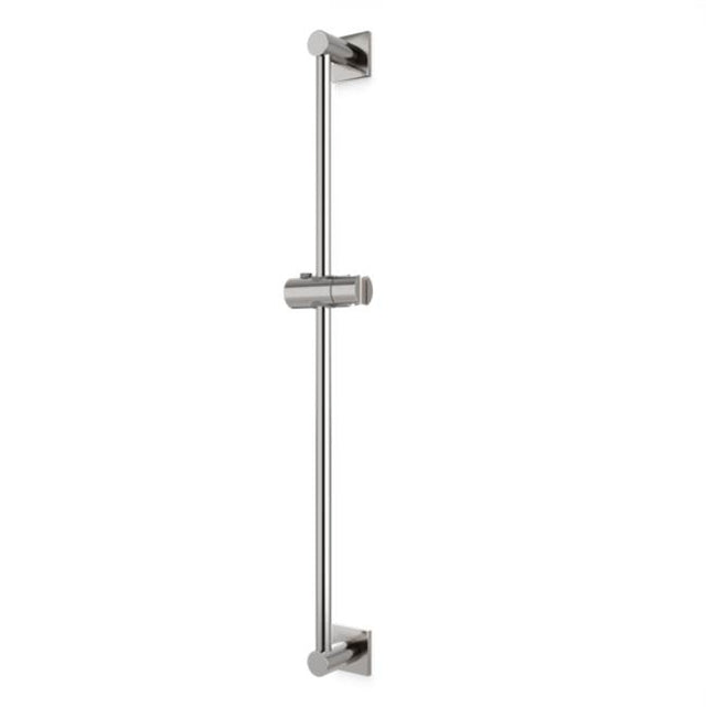 Artos - Slide Bar with Square Escutcheons Brushed Nickel